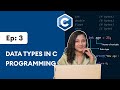 3 data types in c programming  c programming for beginners