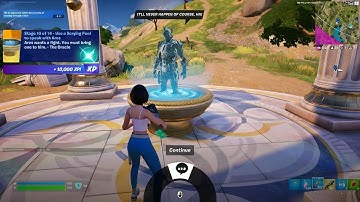 Use a Scrying Pool to speak with Ares Fortnite