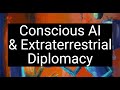 A futuristic conversation conscious ai  extraterrestrial diplomacy