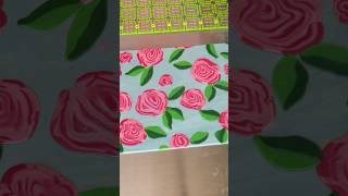 How to Make a Very Easy Rose Patterned Cake #shorts full tutorial available on my channel