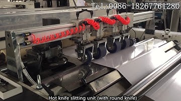 FM-H1050W Fully automatic vertical laminating machine with hot knife and window laminate