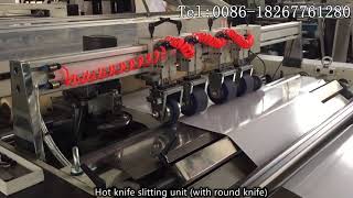 FM-H1050W Fully automatic vertical laminating machine with hot knife and window laminate