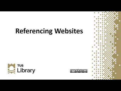 Referencing Websites in Harvard Cite Them Right