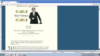 Charles Spurgeon's Error  Holy Violence (Part 1)