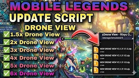 New drone view 1x, 2x ,3x , 4x