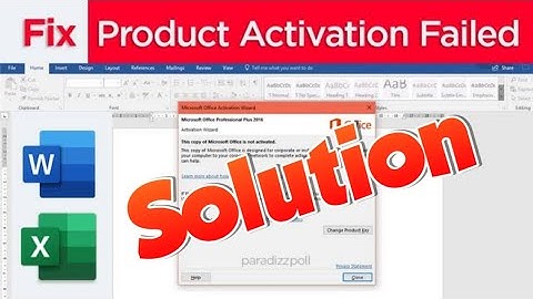 Product Activation Failed On Ms Word Telugu | Word Activation Failed Solution | @srcreativeadda