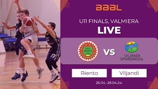 Saynatsalon Riento 2013 vs Viljandi SK 2013 | BBBL boys U11 Finals Stage