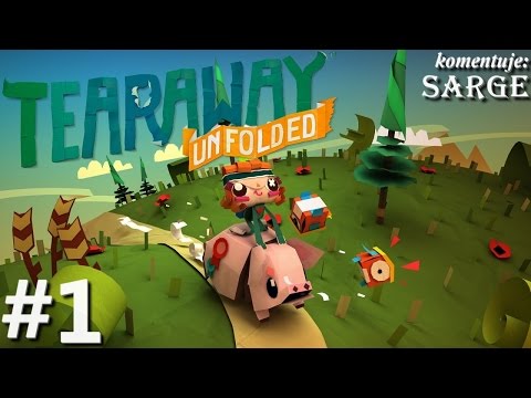 Zagrajmy w Tearaway Unfolded [PS4 / 60 fps] odc. 1 - Kreatywna platformówka w papierowym świecie