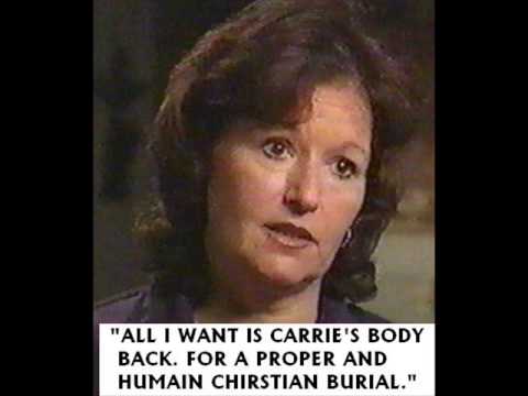 On this date 13 years ago Carrie Culberson was murdered by her vicious and abusive Ex-boyfriend Vincent Doan on Aug. 28, 1996 in Blanchester, Ohio. Then with the help of his 1/2 brother Tracey Baker They hide her body and car. Her body is still missing. There are a few people that want to shout that Vincent Doan is innocent. But, will not tell us how Carrie got beat up so badly so many times while dating him. Or why many people all over town saw him beating her up so many times. Vincent Doan is where he belongs. In prison doing LWOP However, Carrie's mother Mrs. Debra Culberson wants to have Carrie's body back for "A proper and humane Christian burial" There are millions of people all over the worlds that believe that is the very least that Vincent Doan and his family owes Carrie's mother. And there are many of us that will not rest until Mrs. Culberson gets what she wants. Formore on this case please see my other videos. For other information and links to web pages And To see two charts that shows that he killed her. Go here groups.yahoo.com If you have Valid information about where Carrie Culberson Body is. Please call 1-937-378-1611 or 1-937-382-4559. You may remain anonymous IF you are a battered woman PLEASE call 1-800-799-SAFE