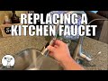 EASY: Replacing a Kitchen Sink Faucet - Step by Step Tutorial