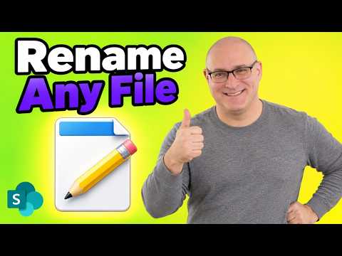 A few ways to rename a file in SharePoint Online