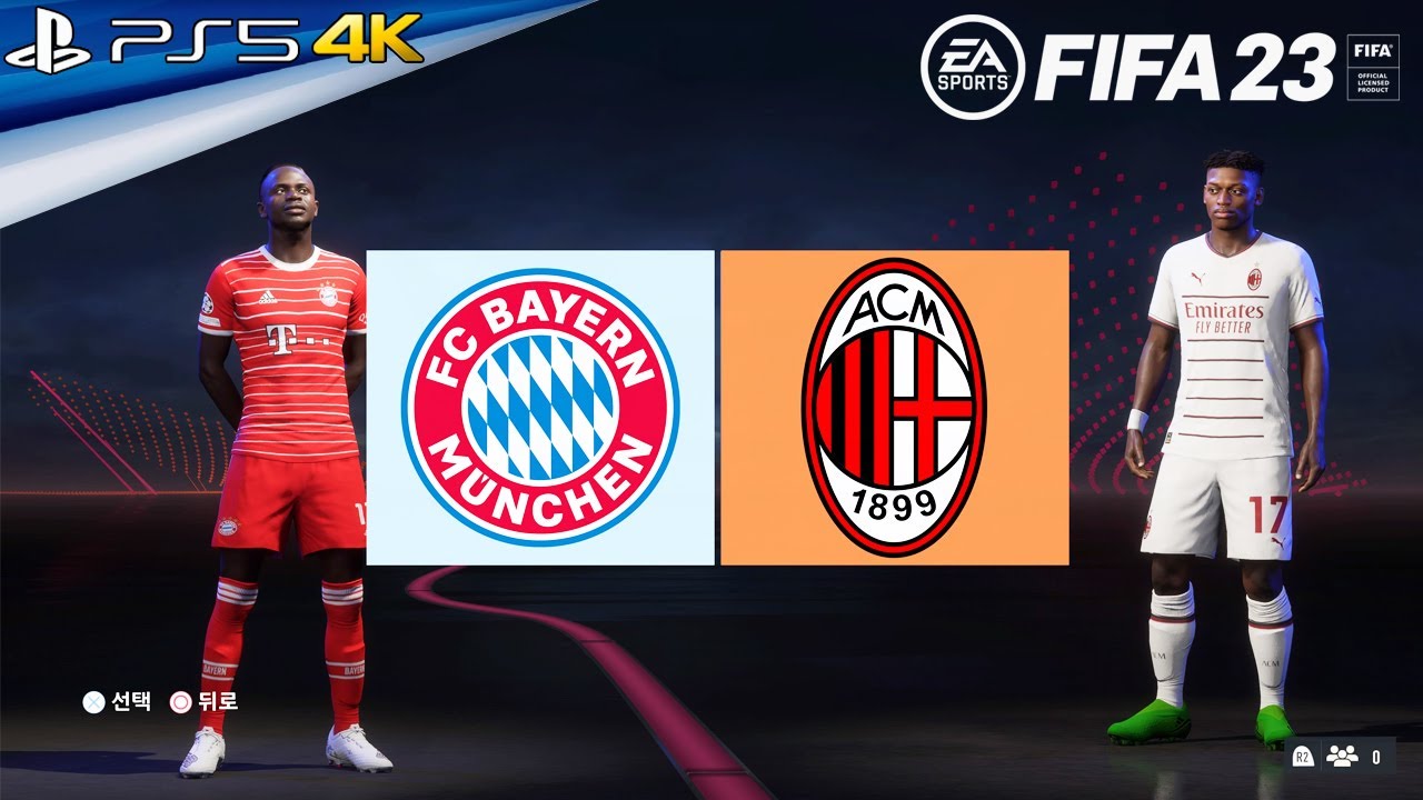 FIFA 23 - Bayern Munich vs AC Milan | UEFA Champions League Final | PS5 ...