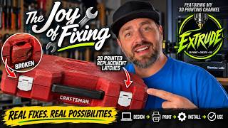 I Couldn’t Buy This Part… So I 3D Printed It | Craftsman Tool Case Repair