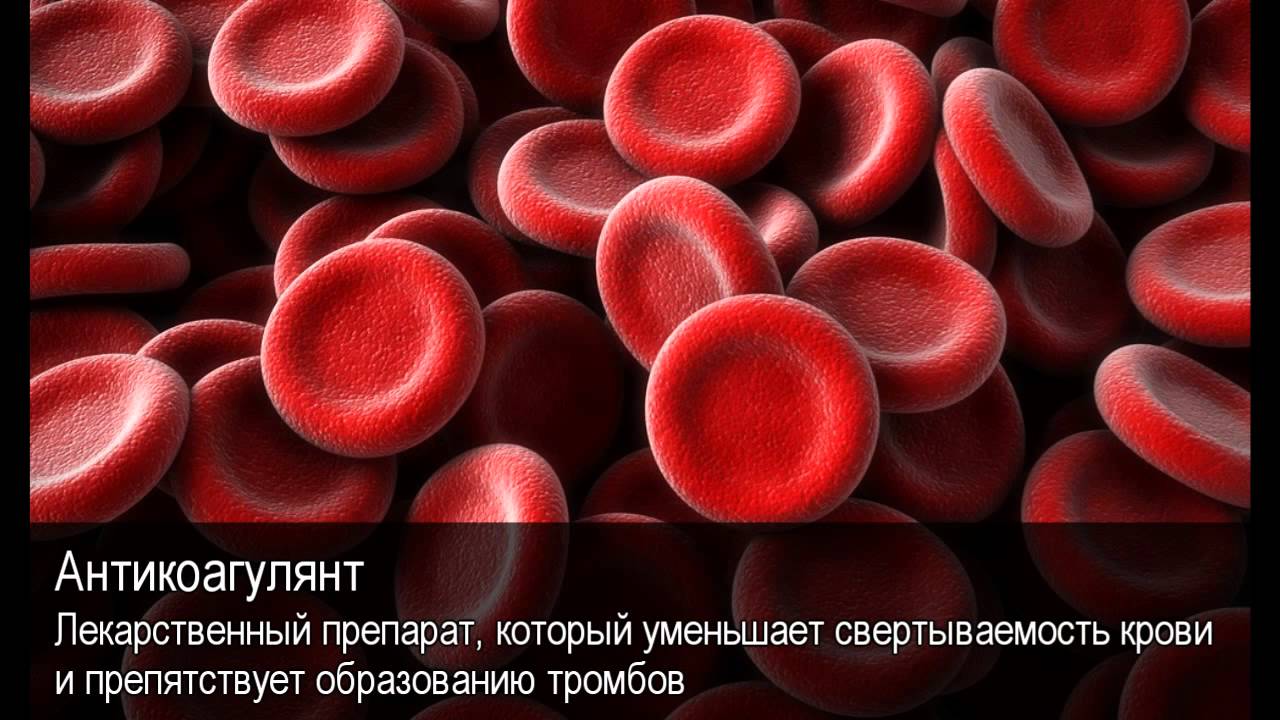 Антикоагулянт. Толковый Видеословарь русского языка