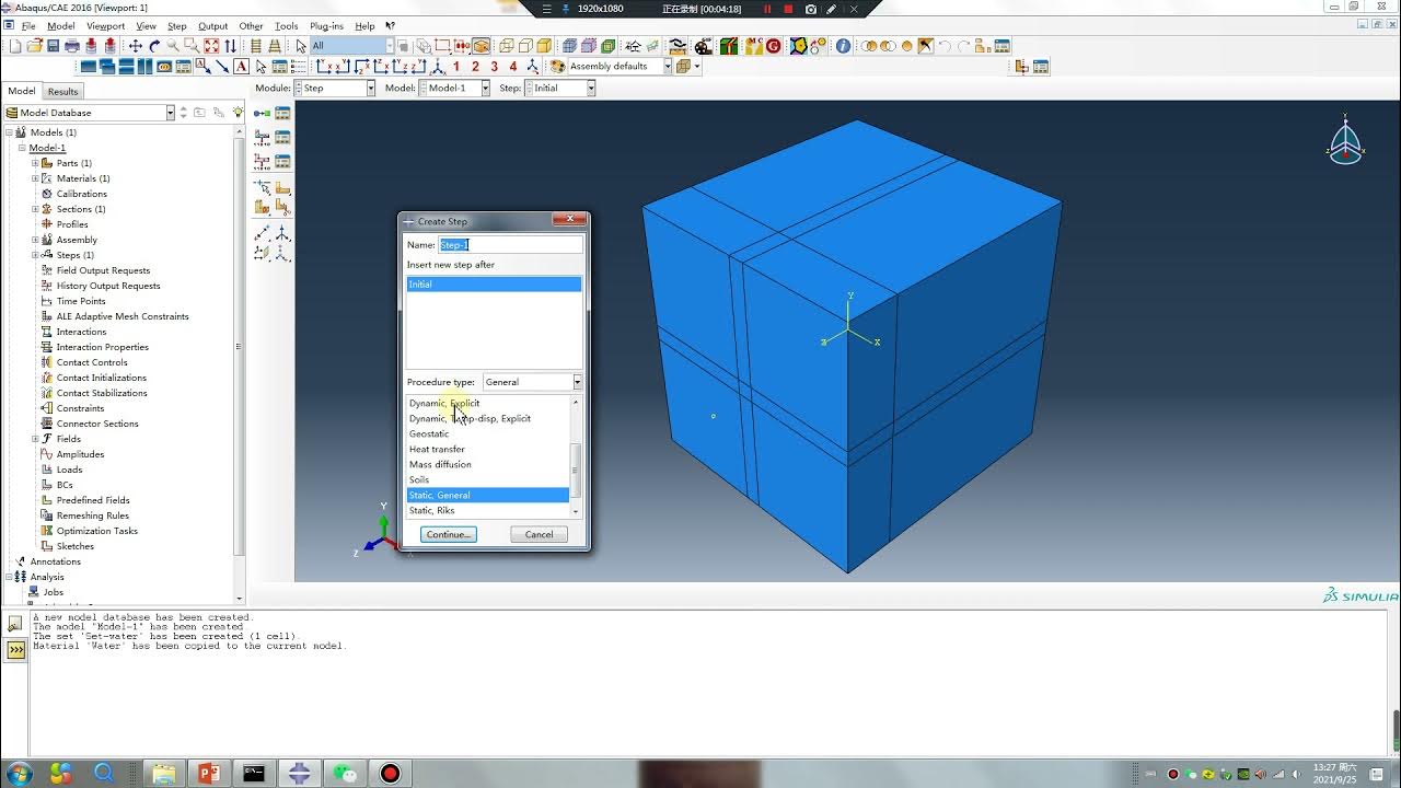 # 59 ABAQUS Tutorial# The water keeps flowing out#CEL method - YouTube