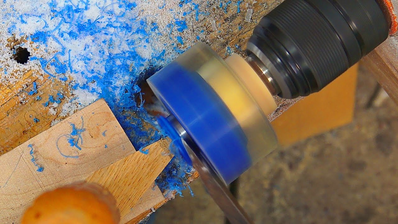 Ролик для гриндера при помощи дрели и ржавого гвоздя на коленке ...