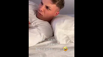 He Cannot Sleep Because Of Her Fart Funny Bed Sleep Girl Guy Fail 
