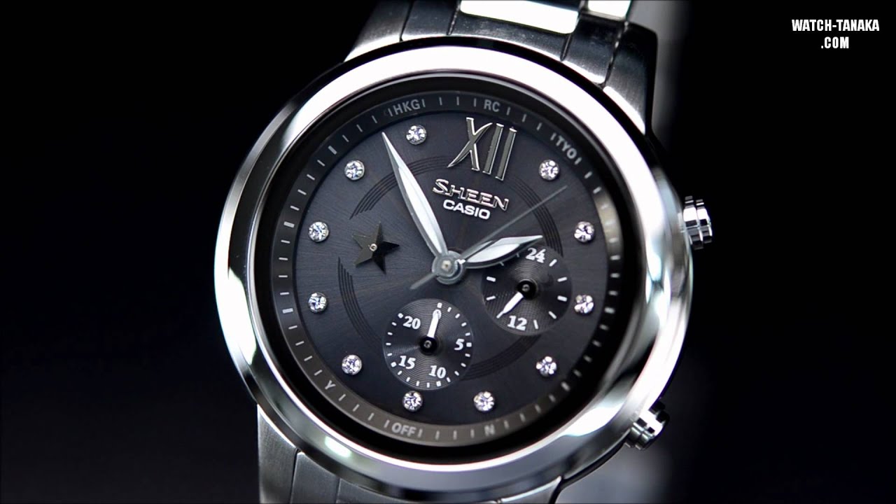 CASIO SHEEN カシオ　腕時計 CASIO Sheen SHE-7506D-1AJF カシオ シーン タフソーラー電波時計