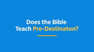 Does God Predetermine Your Life? What the Bible Really Says | Bible FAQ
Does God predetermine your destiny, or do you truly have free will? Discover what the Bible actually teaches about choice, accountability, and salvation.
📖 Does the Bible Teach Predestination? https://www.ucg.org/bible-study-tools/bible-questions-and-answers/does-the-bible-teach-predestination?utm_source=youtube-biblefaq
📖 Need more in-depth study? Access more of our Bible FAQs at https://www.ucg.org/learn/bible-questions-and-answers?utm_source=youtube-biblefaq Does God Predetermine Your Life? What the Bible Really Says | Bible FAQ