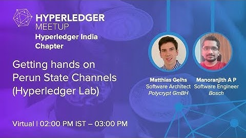 Getting hands on Perun State Channels (Hyperledger Lab)