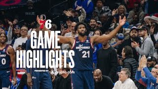 Joel Embiid adds to scoring tear as Sixers top Wolves | (12.20.23) | Presented by Crypto.com