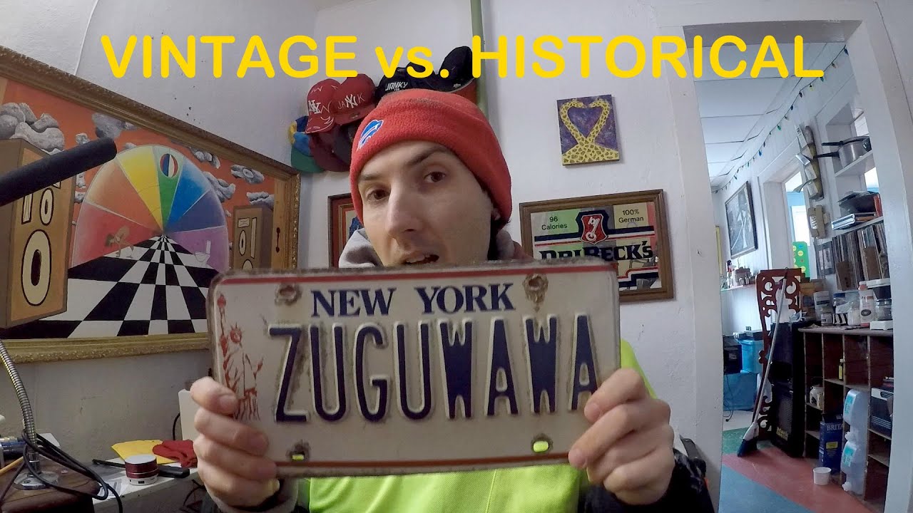 How to get VINTAGE license plates on any classic car, and how they