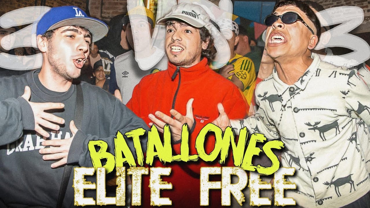 BRUTAL 😈 3 VS 3 ⚔️ ELITE FREE ⚠️ BATALLONES (subtitulado)