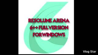 RESOLUME ARENA 6    full version for windows