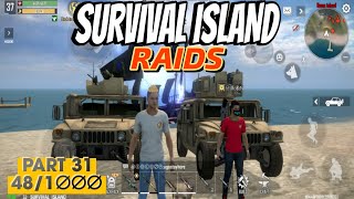 SURVIVALISLAND🏝️HUMMVE Rocket Launcher OR MACHINE GUN TESTING FOR WHO'S BETTER#gaming#youtube#viral