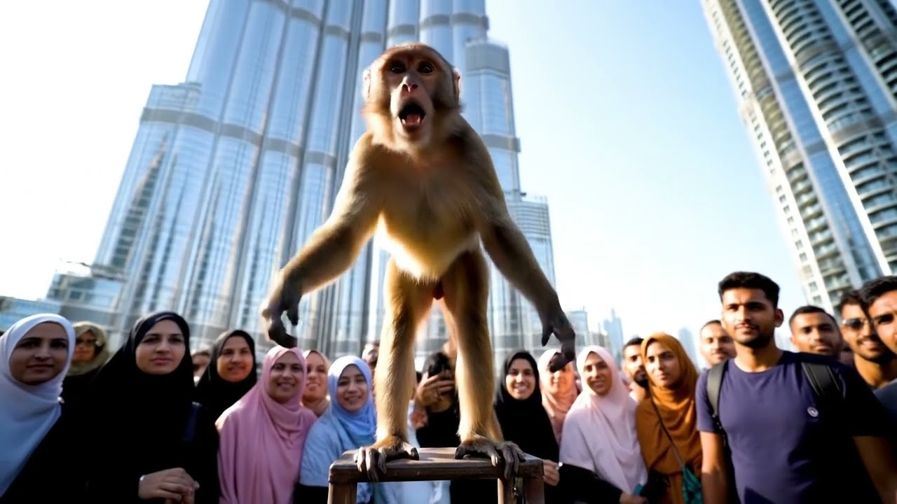 Volger monkey in Dubai 