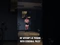 Bodybuilder with cerebral palsy posing. #bodybuilding #cerebralpalsy #posing #flex