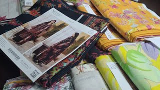 Sirene💜Digital 🎵Floral Edition By Guljee Fashion Summer 3Pc 🛍With Voil Lawn Dupatta Dyed Trousers