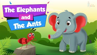 The Elephants and The Ants | English Stories For Kids | BebeGenie