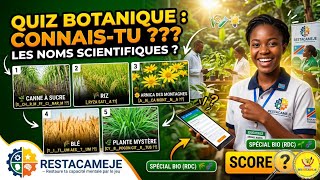 QUIZ BOTANIQUE : Connais-tu le nom scientifique de ces 5 plantes ? (Spécial Bio) RESTACAMEJE S46.