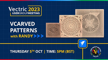 VCarved-patronen met Randy | Vectric Worldwide UGM 2023