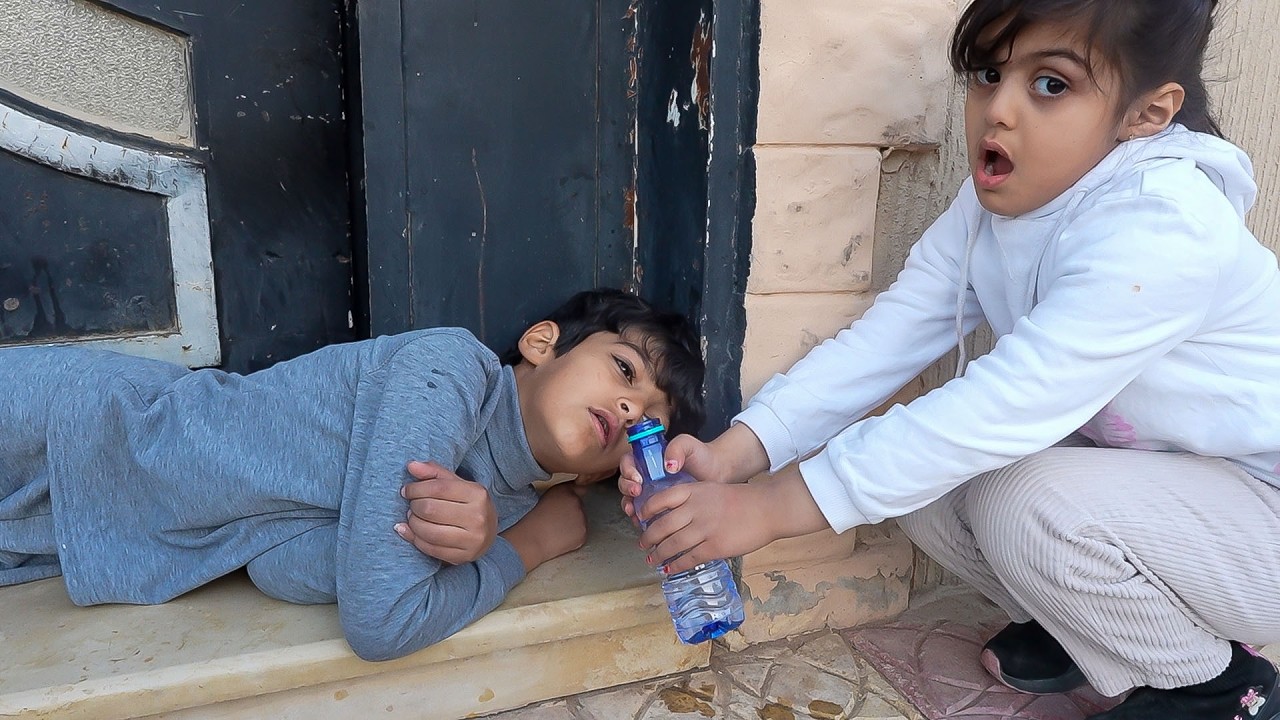 لين تساعد المحتاج!!!