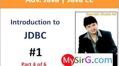 #1 Introduction to JDBC part 4 of 6