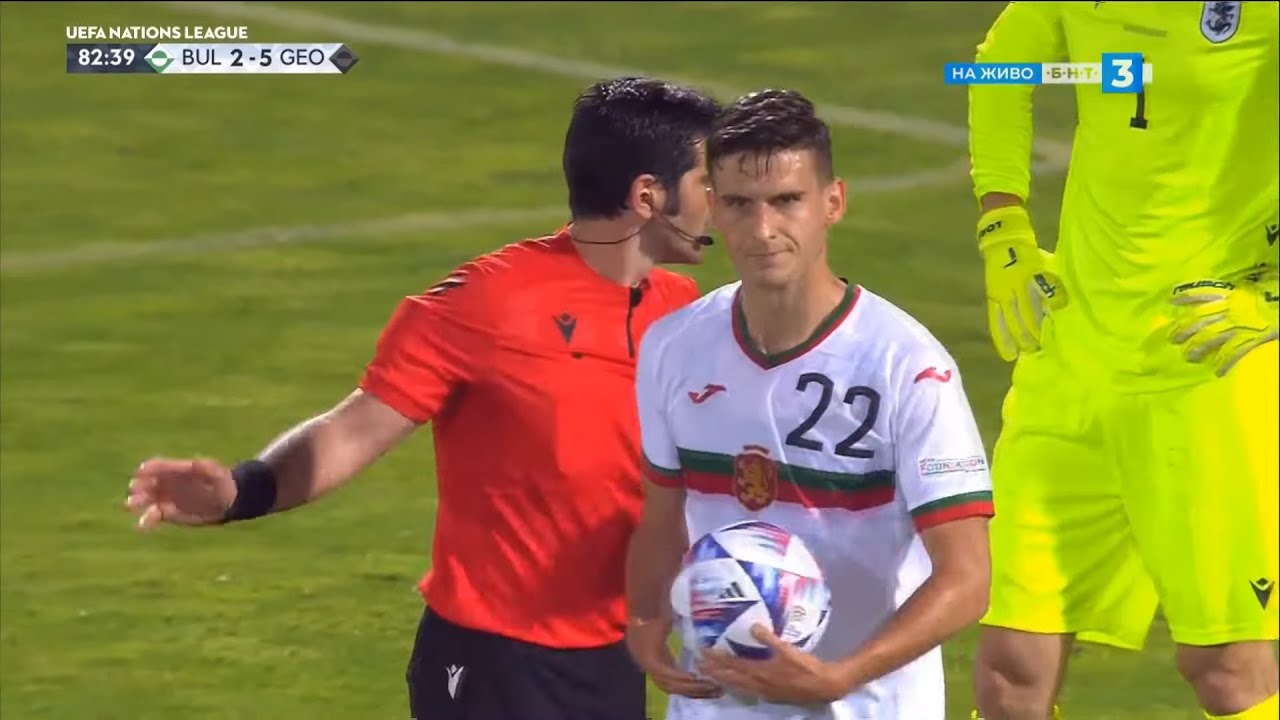 Първият гол на Илиян Стефанов за България 🇧🇬България – 🇬🇪Грузия/🇧🇬Bulgaria vs 🇬🇪Georgia (05.06.2022)
