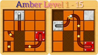 Unblock Ball : Slide Puzzle - Star Mode (Amber 1-15) #1 screenshot 4