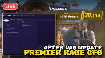 CS2 Premier Rage Cheating after VAC Update ⚡ CS2 HvH Ragbot CFG