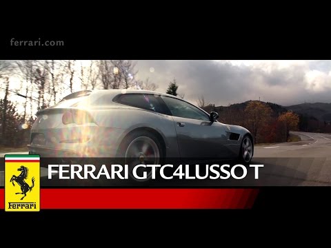 Kimi Raikkonen at the wheel of the Ferrari GTC4Lusso T