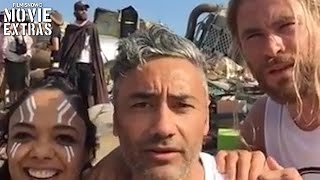 Thor: Ragnarok - End of shoot set visit with Chris Hemsworth (2017)