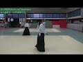 杖素振り12　片手遠間打ち