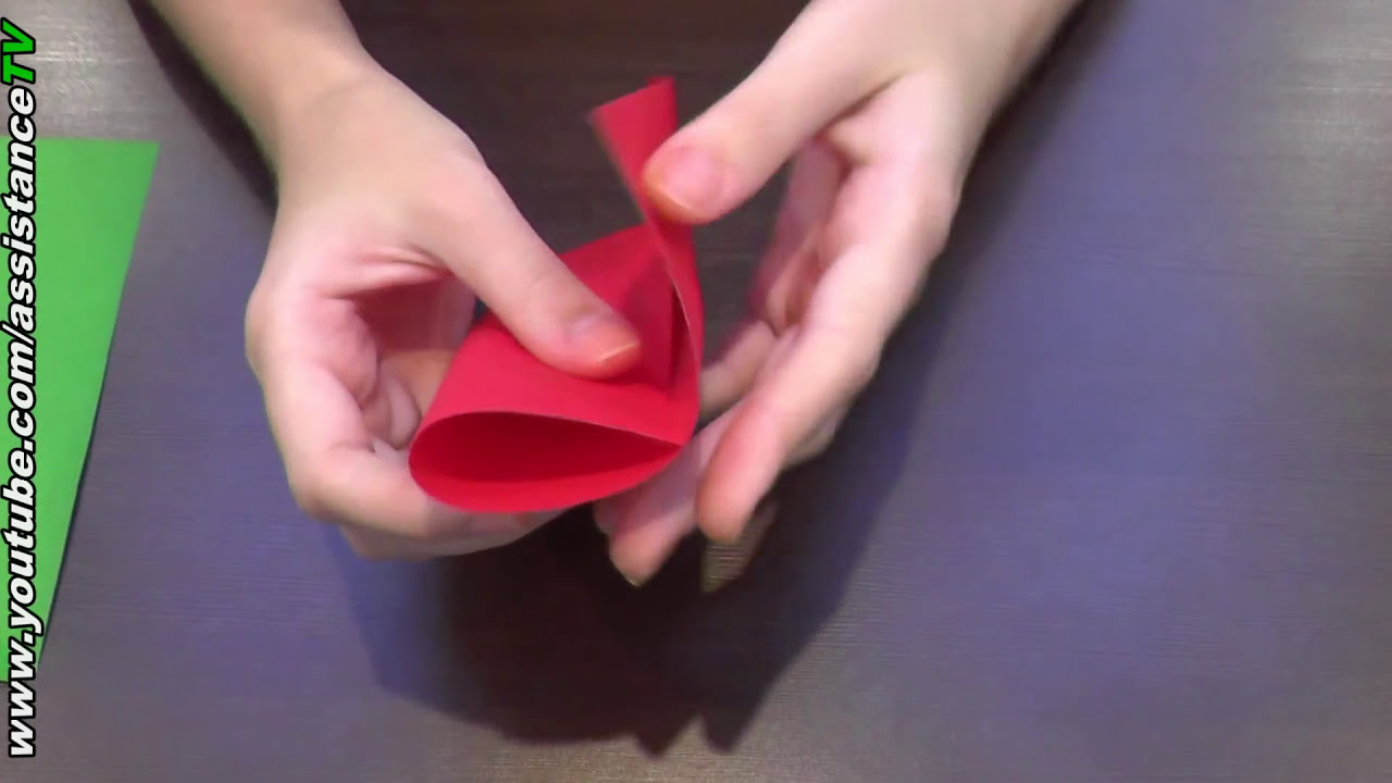 Волчок из бумаги / Как сделать вращающийся ВОЛЧОК оригами