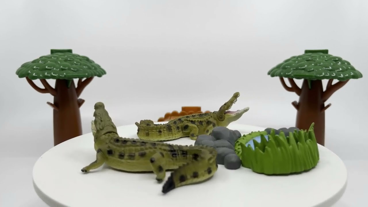 Takara TOMY Ania As-32 Saltwater Crocodile Mini Fun Land (001120