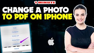How to change a photo to pdf on iPhone | Convert Photos to PDF 2024