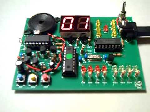 新居浜高専ＰＩＣマイコン学習キット　電子タイマー