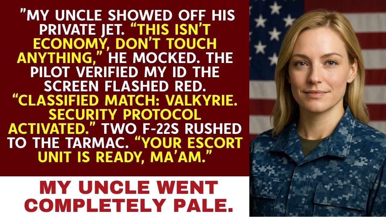 My Rich Uncle Tried Belittling Me—Then F-22 Raptors Arrived For My Protection…