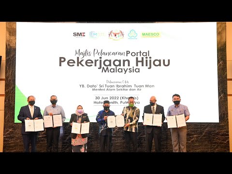 Majlis Pelancaran Portal Pekerjaan Hijau Malaysia