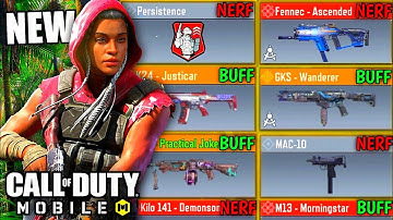Season 5 Huge MP & BR Balance Changes! Buffs & Nerfs For Cod Mobile Season 5!